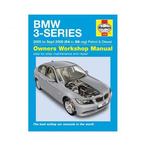  Haynes technisch verslag voor BMW 3 Reeks E90/E91 sedan en estate van 2005 tot 2008 - UF04405 