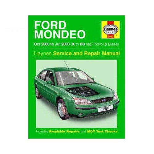  Haynes technical guide for Ford Mondeo from 2000 to 2003 - UF04417 