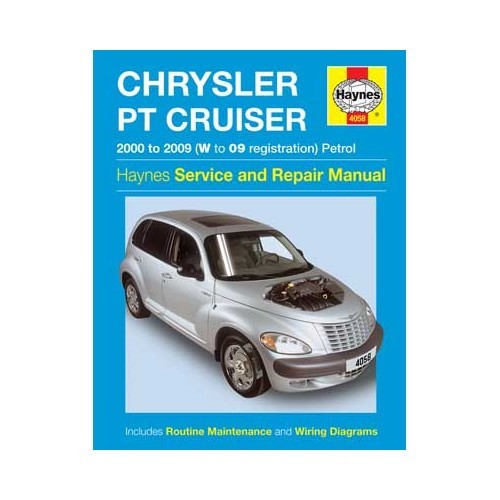  Haynes technical guide for Chrysler Pt Cruiser petrol from 2000 to 2009 - UF04428 