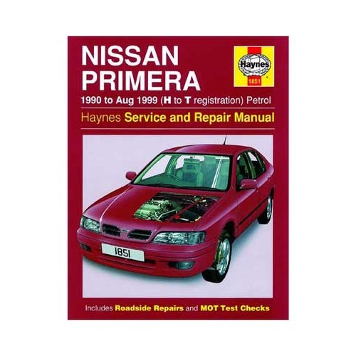     
                
                
    Haynes technical guide for Nissan Primera petrol from 90 to 99 - UF04436
