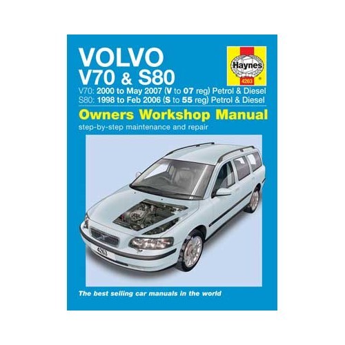  Manual de taller Haynes para Volvo V70 y S80 - UF04442 