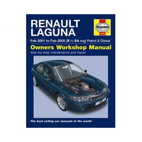  Manual de taller Haynes para Laguna de 2001 a 2005 - UF04444 