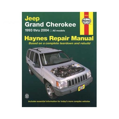     
                
                
    Revue technique Haynes pour Jeep Grand Cherokee de 93 à 2004 - UF04448
