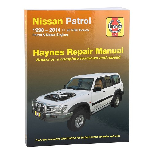     
                
                
    Haynes Australia technical review for Nissan Patrol diesel from 98 to 2004 - UF04452
