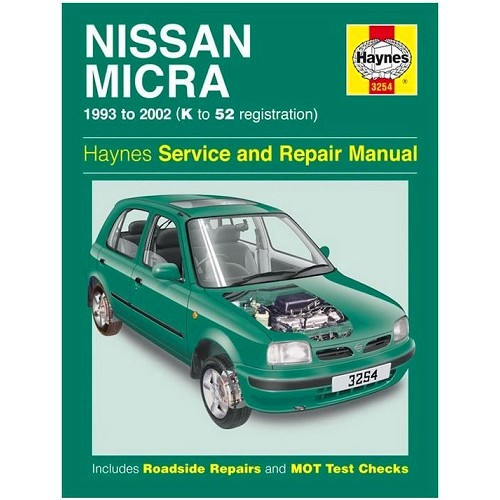     
                
                
    Technical guide for Nissan Micra from 93 to 2002 - UF04454
