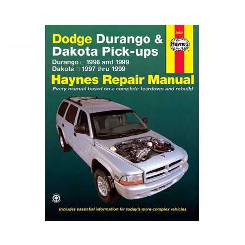  Revisão Técnica Haynes para Dodge Dakota Pick up e Durango de 97 a 99 - UF04464 