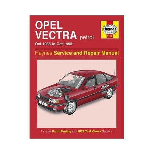  Haynes technical guide for Vectra petrol from 88 to 95 - UF04481 