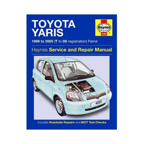  Revisão técnica Haynes para gasolina Toyota Yaris de 99 a 2005 - UF04486 