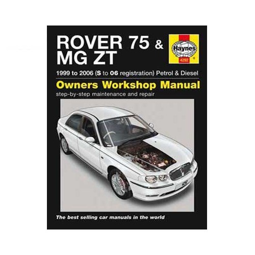  Haynes technical guide for Rover 75/MG ZT from 99 to 2005 - UF04488 