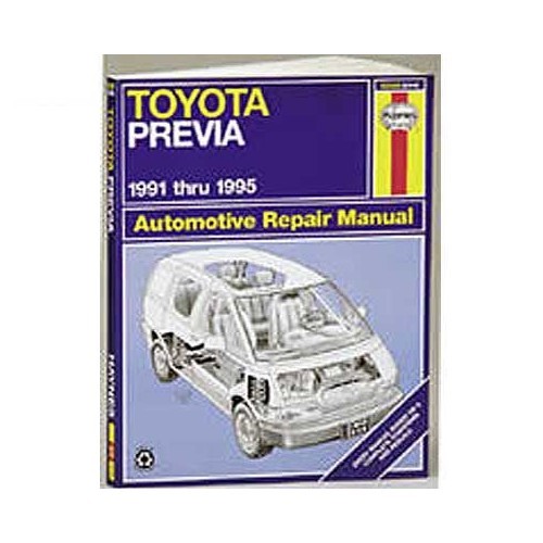  Haynes USA technical guide for Toyota Previa petrol from 91 to 95 - UF04492 