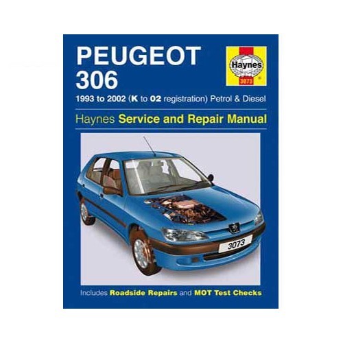     
                
                
    Haynes technical guide for Peugeot 306 petrol and Diesel from 93 to 02 - UF04508
