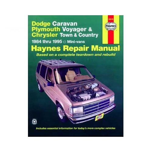  Revue technique Haynes USA pour Dodge Caravan, Plymouth Voyager et Chrysler Town and Country mini vans de 84 à 95 - UF04520 
