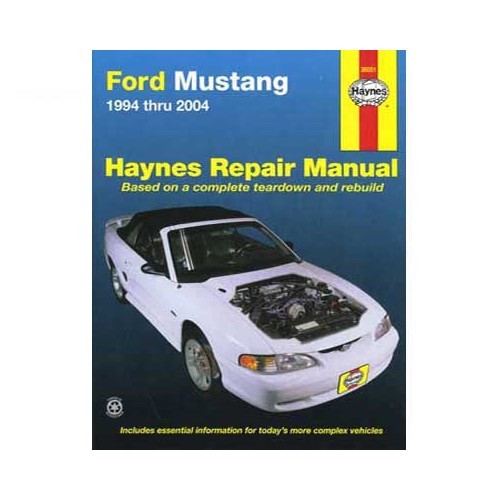    
                
                
    Revue technique Haynes pour Ford Mustang de 94 à 2004 - UF04524
