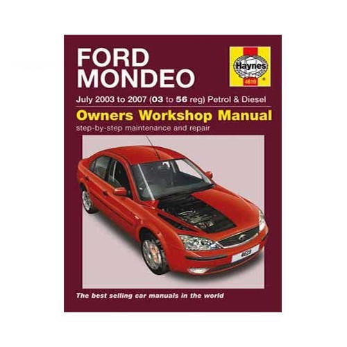  Manual de taller Haynes para Ford Mondeo de 2003 a 2007 - UF04540 