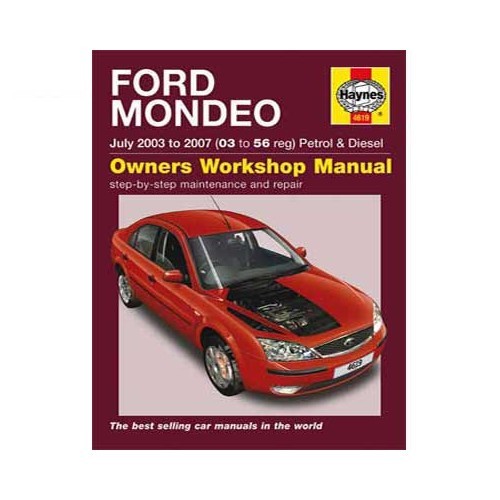     
                
                
    Haynes technical guide for Ford Mondeo from 2003 to 2007 - UF04540
