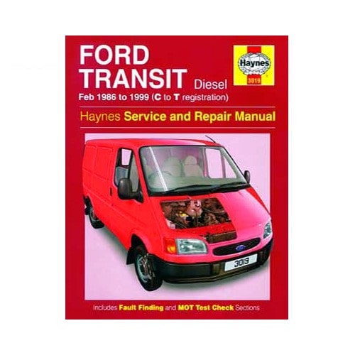  Haynes technical guide for Ford Transit Diesel from 86 to 99 - UF04542 
