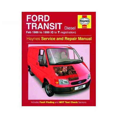     
                
                
    Haynes technical guide for Ford Transit Diesel from 86 to 99 - UF04542
