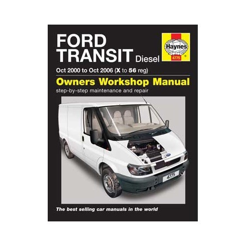  Haynes technical guide for Ford Transit Diesel 10/00 to 10/06 - UF04544 