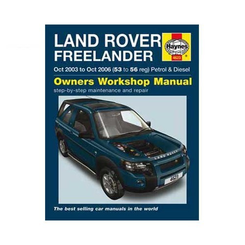  Haynes technisch verslag voor Land Rover Freelander van 10/03 tot 10/06 - UF04550 