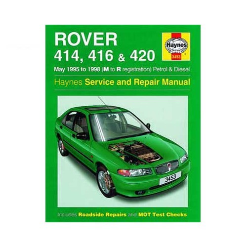  Haynes Technical Review for Rover 414, 416 e 420 de 05/95 a 98 - UF04552 