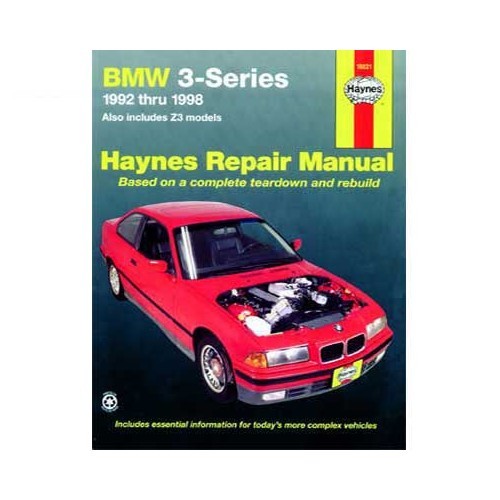     
                
                
    Haynes USA technical guide for BMW 3 Series E36 and Z3 from 89 to 98 - UF04574

