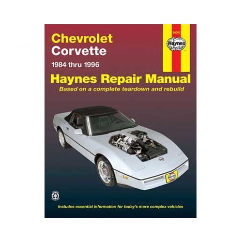  Revisão técnica da Haynes USA para a Chevrolet Corvette de 84 a 96 - UF04580 
