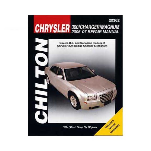  Manual de taller Chilton USA para Chrysler 300, Dodge Charger & Magnum gasolina de 05 a 07 - UF04584 