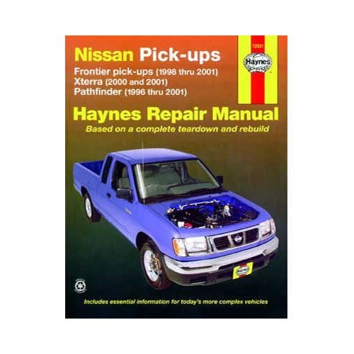 Manual de taller Haynes USA para Nissan Fontier, Xterra y Pathfinder de 94à 04 - UF04592 