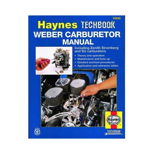  Book: Haynes Weber/Zenith Stromberg/SU Carburettor Manual (USA) - UF04599 