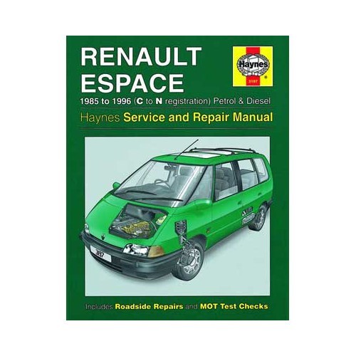     
                
                
    Technical guide for Renault Espace from 85 to 96 - UF04625
