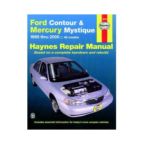  Haynes USA technical guide for Ford Contour and Mercury Mystique from 95 to 2000 - UF04654 