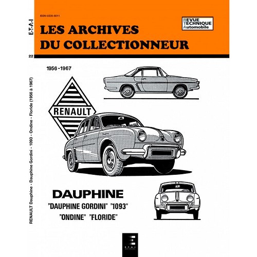  Los archivos del coleccionista ETAI - N°22 Renault Dauphine (1956-1967) - UF04681 