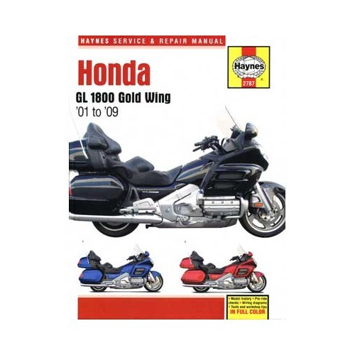  Manual de taller Haynes para Honda Gold Wing 1800 de 01 a 09 - UF04801 