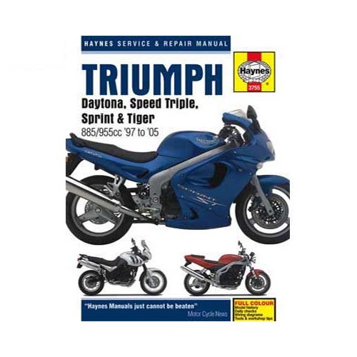  Revisione tecnica Haynes per le motociclette Triumph dal 97 al 2005 - UF04810 