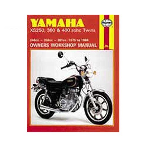  Manual de taller Yamaha XS 250, 360 y 400 SOHC twins de 75 a 84 - UF04820 