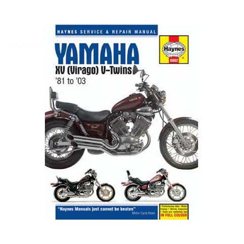  Technisch overzicht voor Yamaha XV Virago van 81 tot 03 - UF04822 