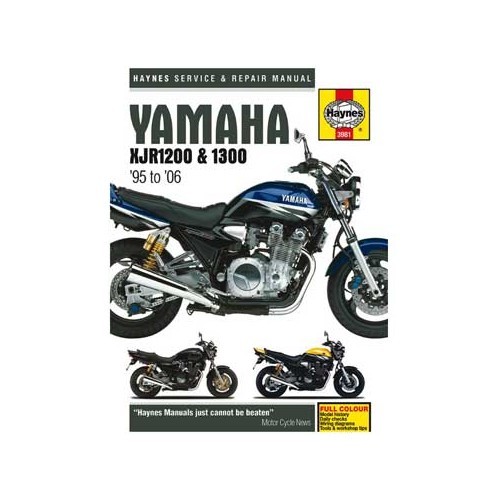  Manual de taller para Yamaha XJR 1200 y 1300 de 95 a 2006 - UF04824 