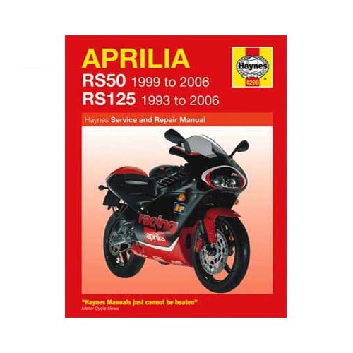     
                
                
    Revue technique Haynes pour Aprilia RS50 et RS125 - UF04842
