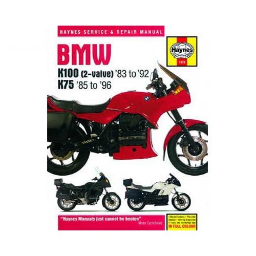  Manual de taller para BMW K100 y 75 de 83 a 96 - UF04852 