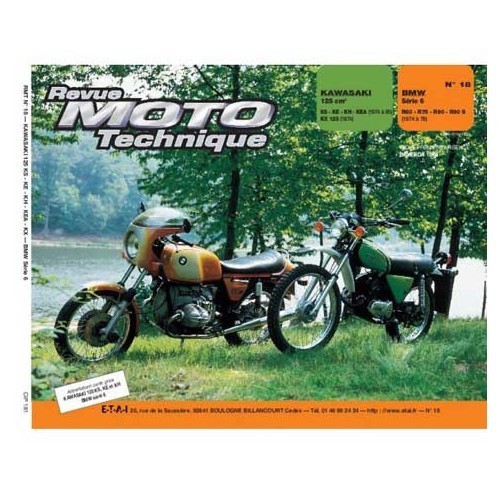     
                
                
    Revista Moto Technique N°18 : Kawasaki 125 KS-KE-KE-HEA-KX & BMW Serie 6 - UF04853
