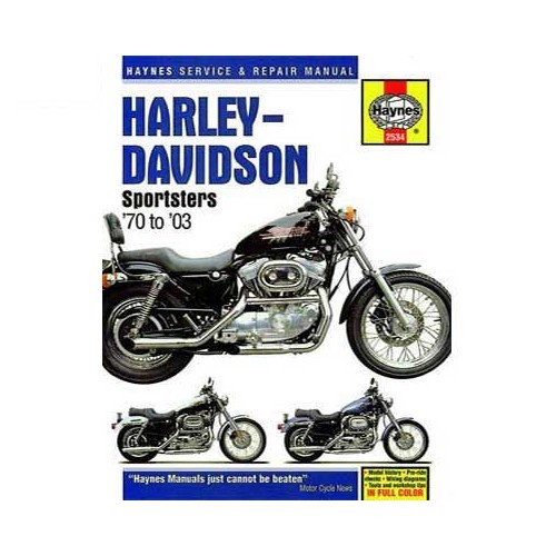  Haynes Technical Review for Harley Davidson Sportsters de 70 a 2008 - UF04856 
