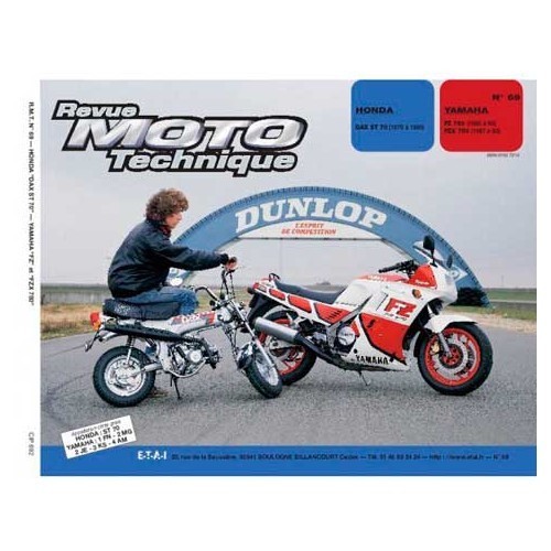  Technical Moto Review N° 69: Honda DAX ST 70 & Yamaha FZ 750 - UF04865 