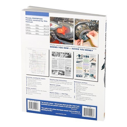 Haynes Technical Review für CB500 von 93 bis 01 - UF04866