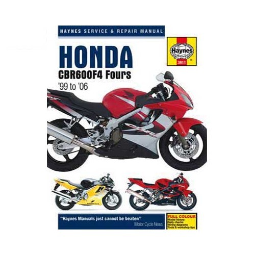  Haynes technical guide for Honda CBR 600 F4 from 99 to 06 - UF04870 