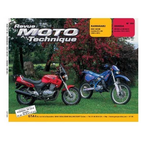  French Motorbike Technical Magazine No. 98: Kawasaki GPZ 500 S & Yamaha XTZ 750 - UF04873 