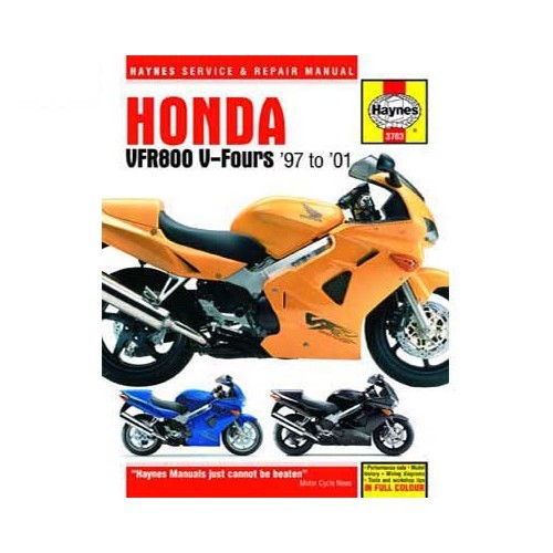  Haynes technical guide for Honda VFR800 from 97 to 01 - UF04876 