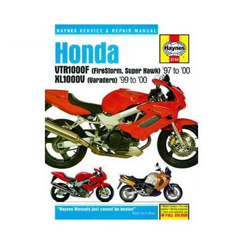  Haynes technical guide for Honda VTR1000 and XL1000V from 97 to 00 - UF04880 