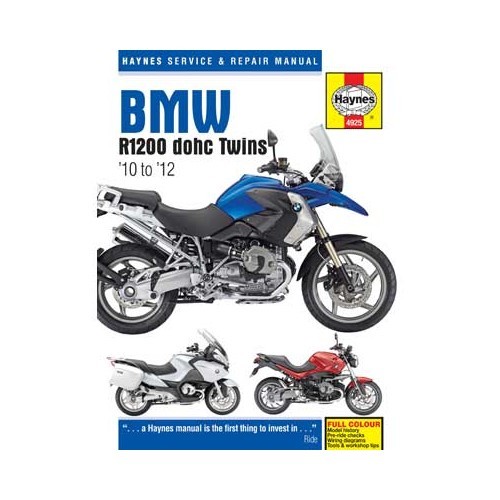  Manual de taller para BMW R1200 Twins de 2010 a 2012 - UF04891 