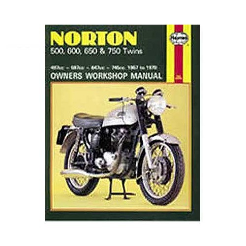  Manual de taller Haynes para Norton 500, 600, 650 & 750 Twins de 57 a 70 - UF04896 