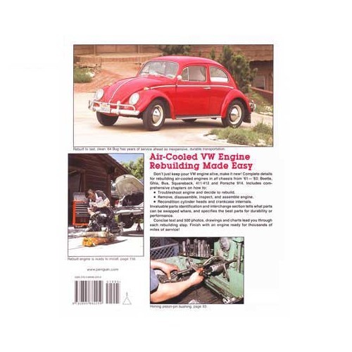  Livro "How to rebuild your Volkswagen air-cooled engine" - UF04920-1 